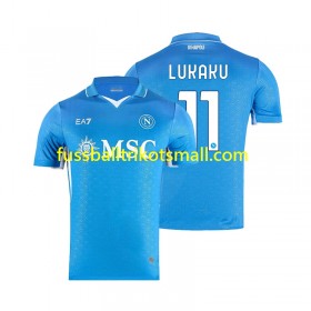 Fußballtrikots Napoli Lukaku 11 2024-2025 Kurzarm Heimtrikotsatz kaufen